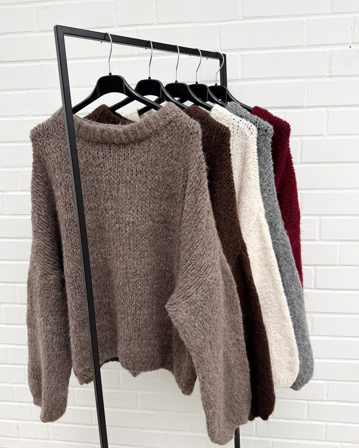 BASIC STRICKPULLOVER DONA - Versch. Farben