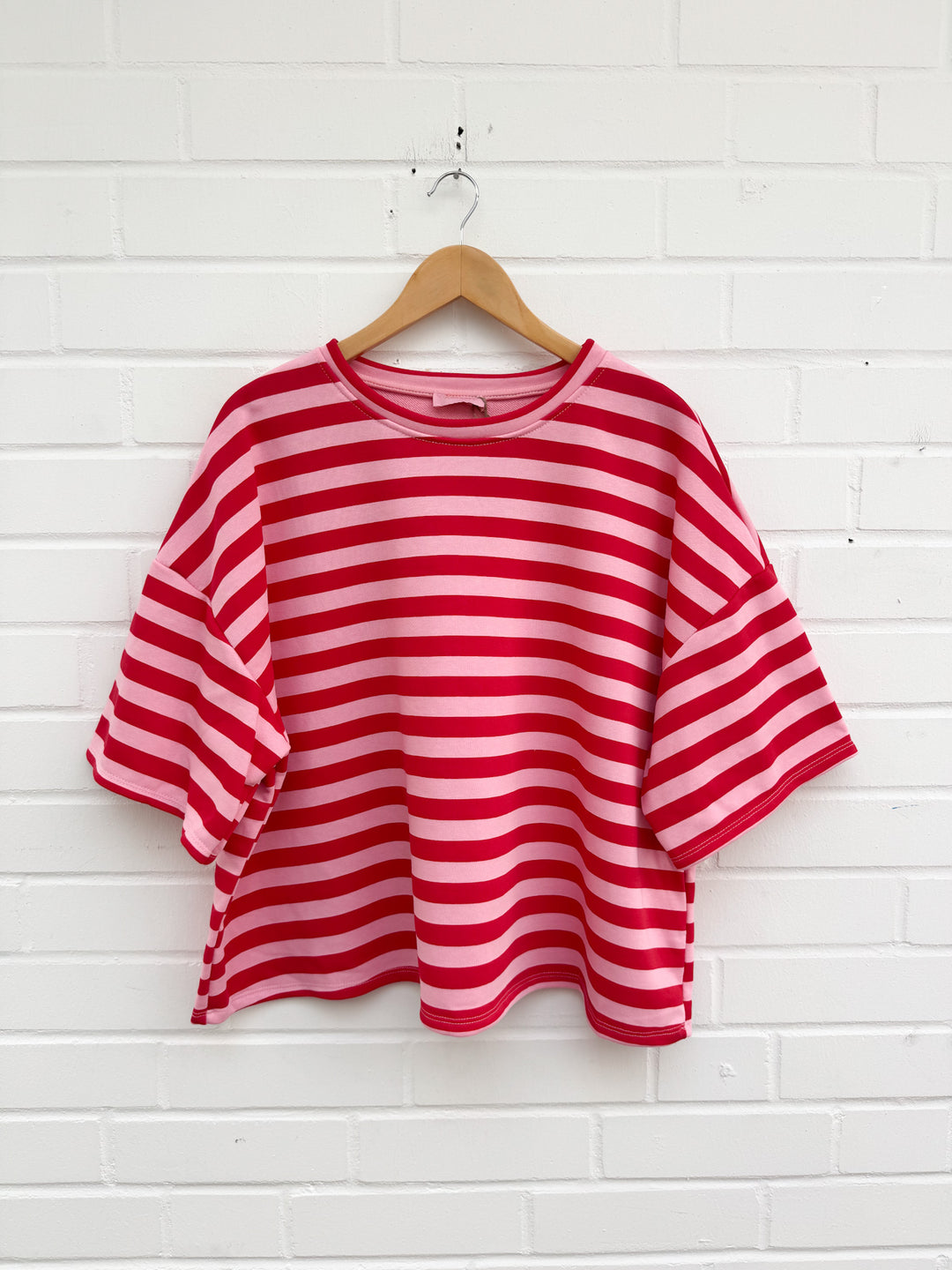 OVERSIZE STREIFEN T-SHIRT MAGDA - versch. Farben
