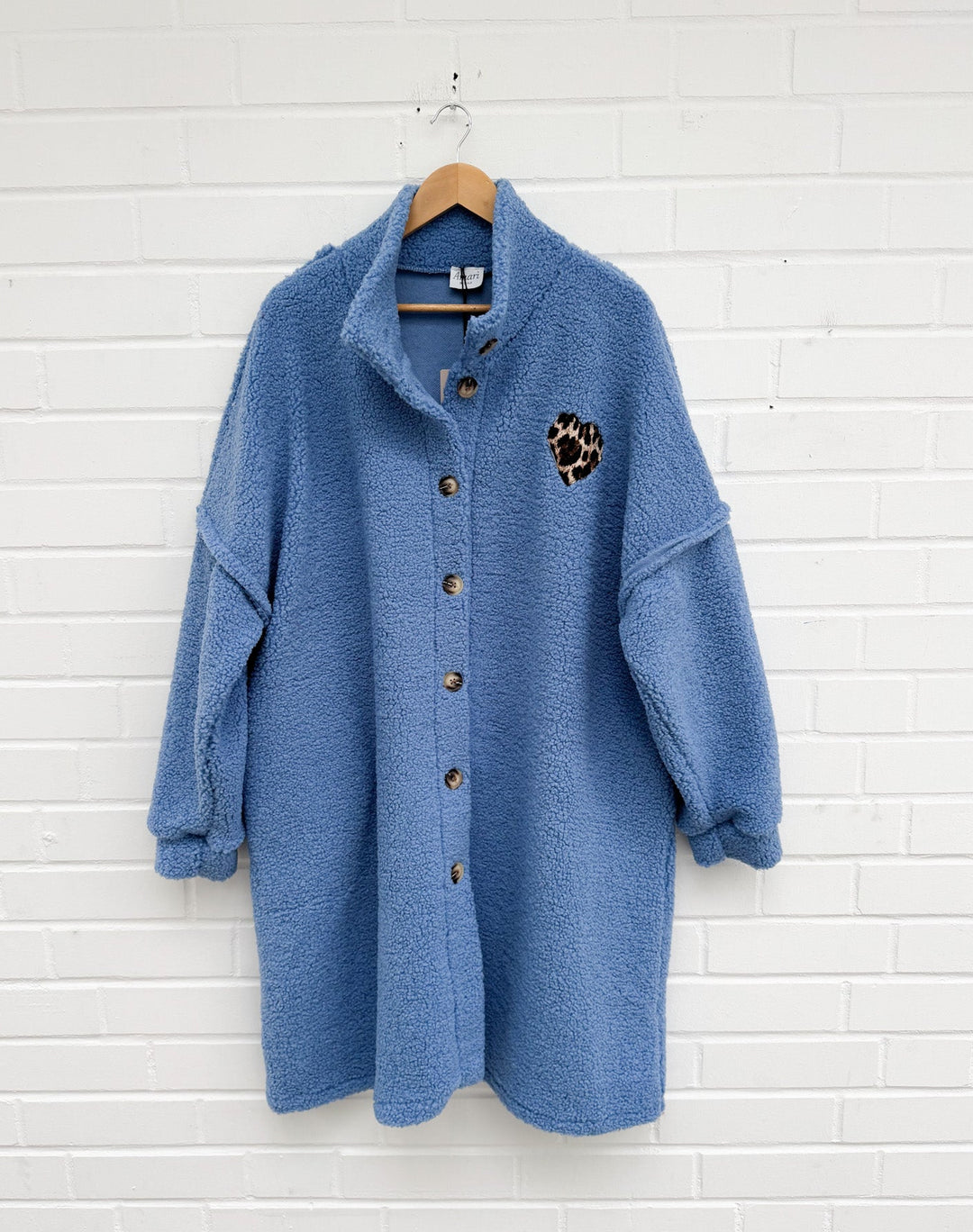 LANGER TEDDY MANTEL - versch. Farben