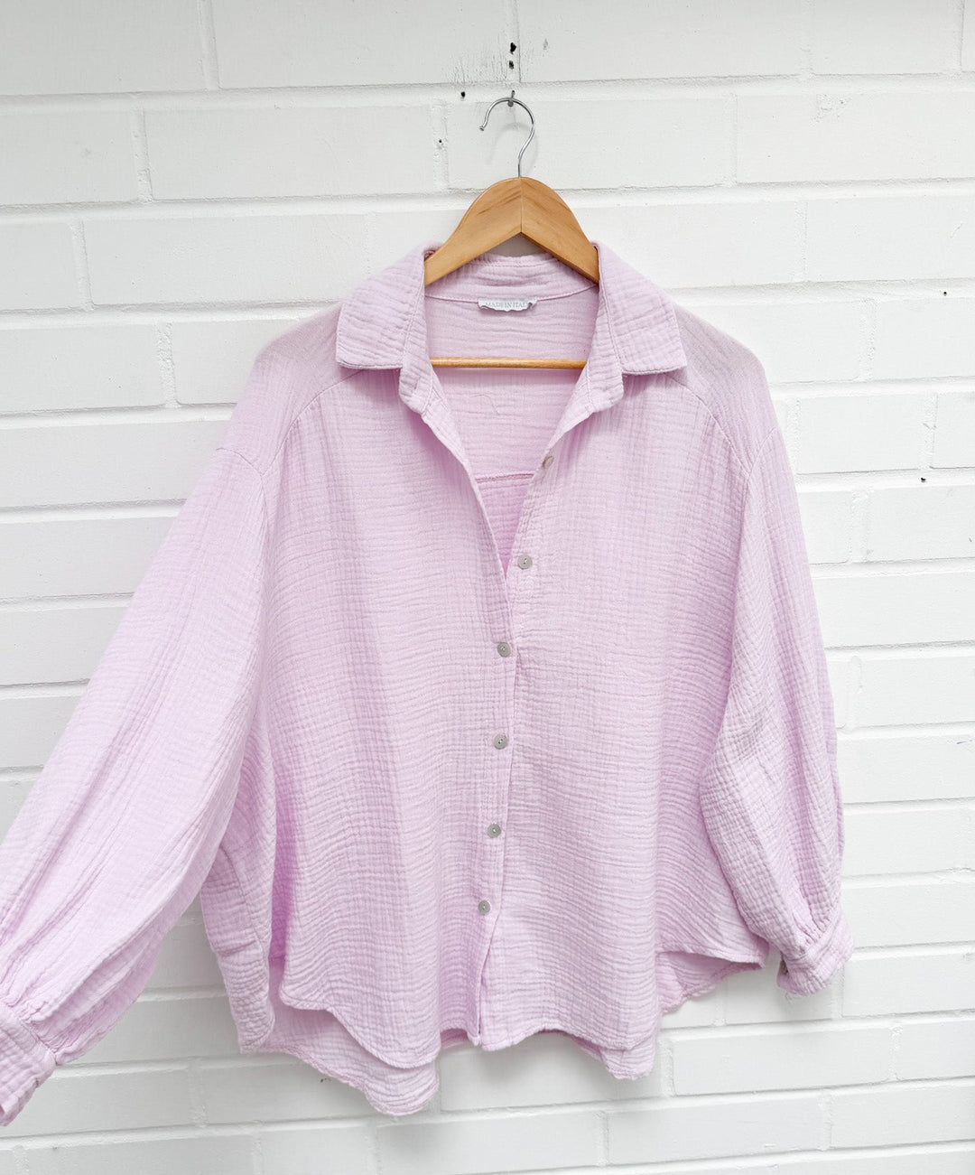 OVERSIZE MUSSELIN BLUSE - versch. Farben