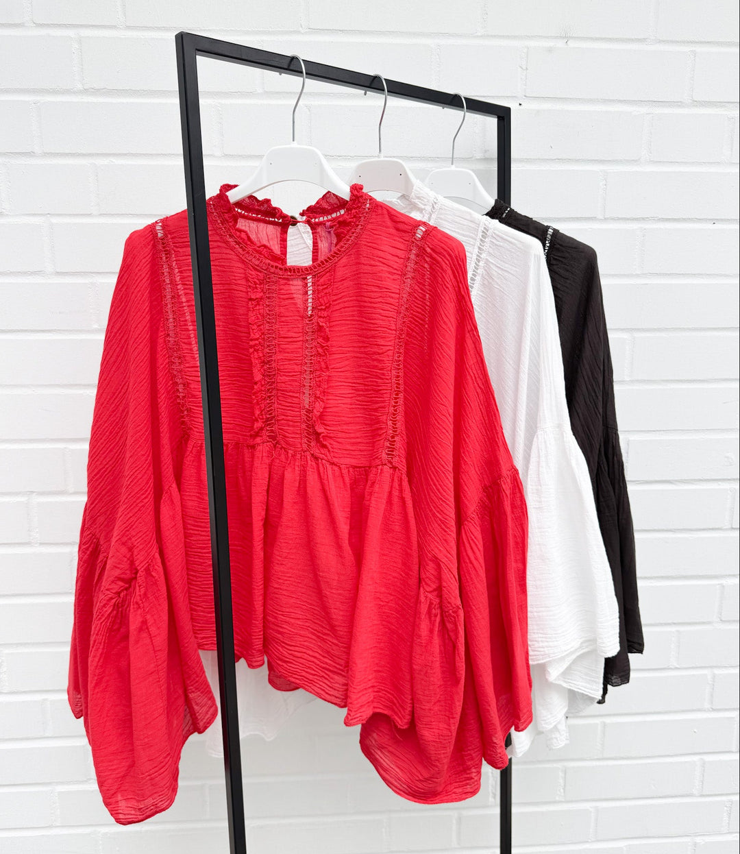 BLUSE NELE - versch. Farben