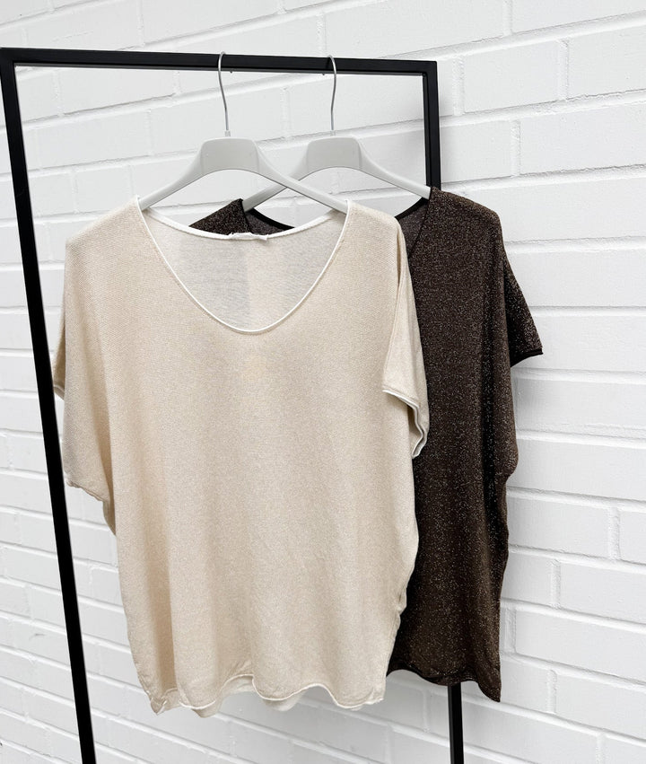 GOLD SHINE VISKOSE SHIRT - versch. Farben