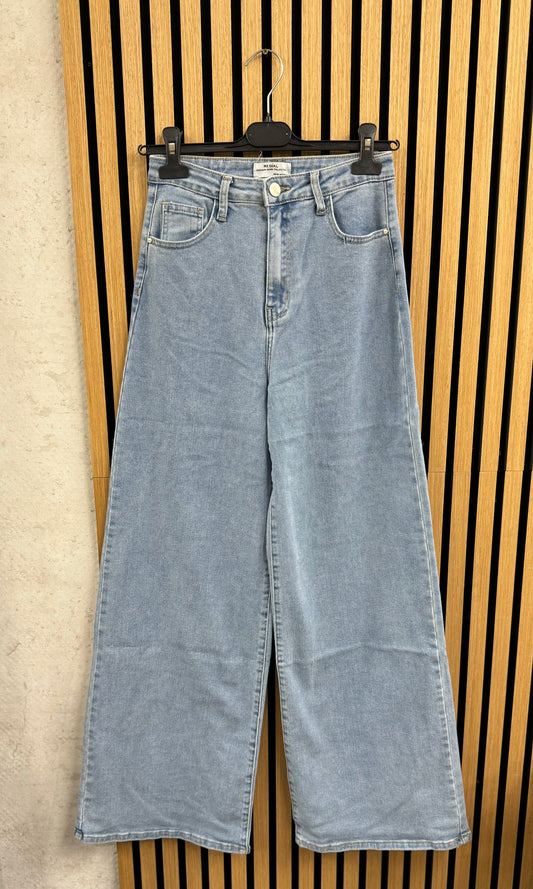 ULTRA WIDE LEG JEANS - hellblau