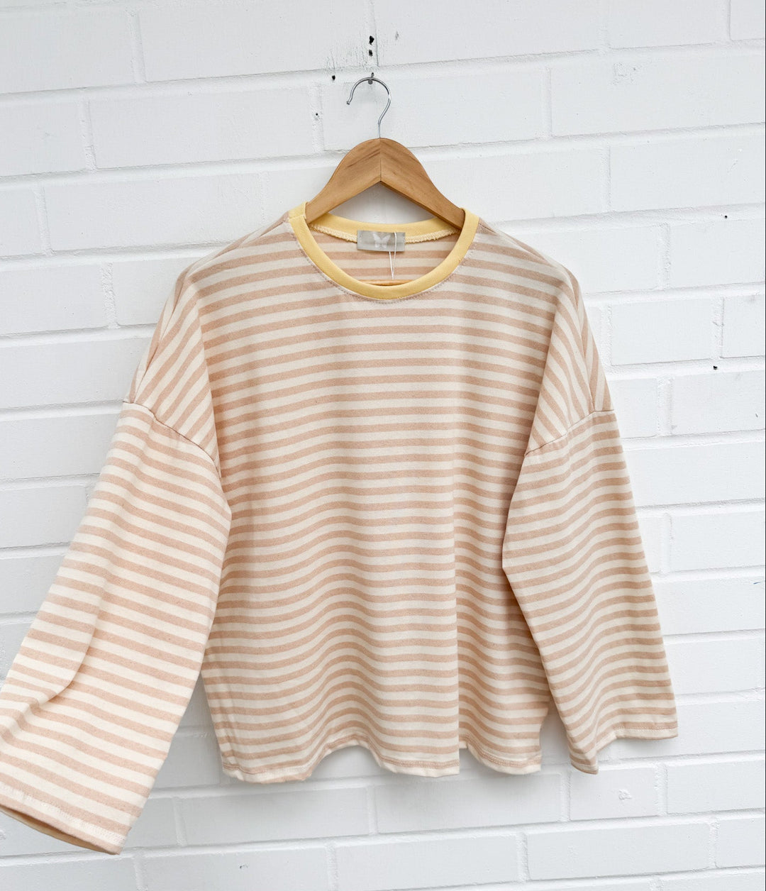 DÜNNES STREIFEN OVERSIZE SHIRT MONA - versch. Farben