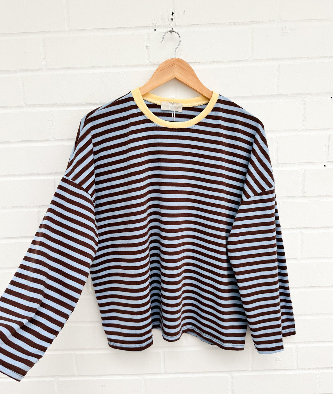 DÜNNES STREIFEN OVERSIZE SHIRT MONA - versch. Farben