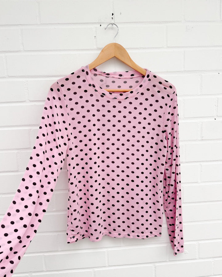 LOCKERES PUNKTE KASCHMIR LONGSLEEVE - versch. Farben