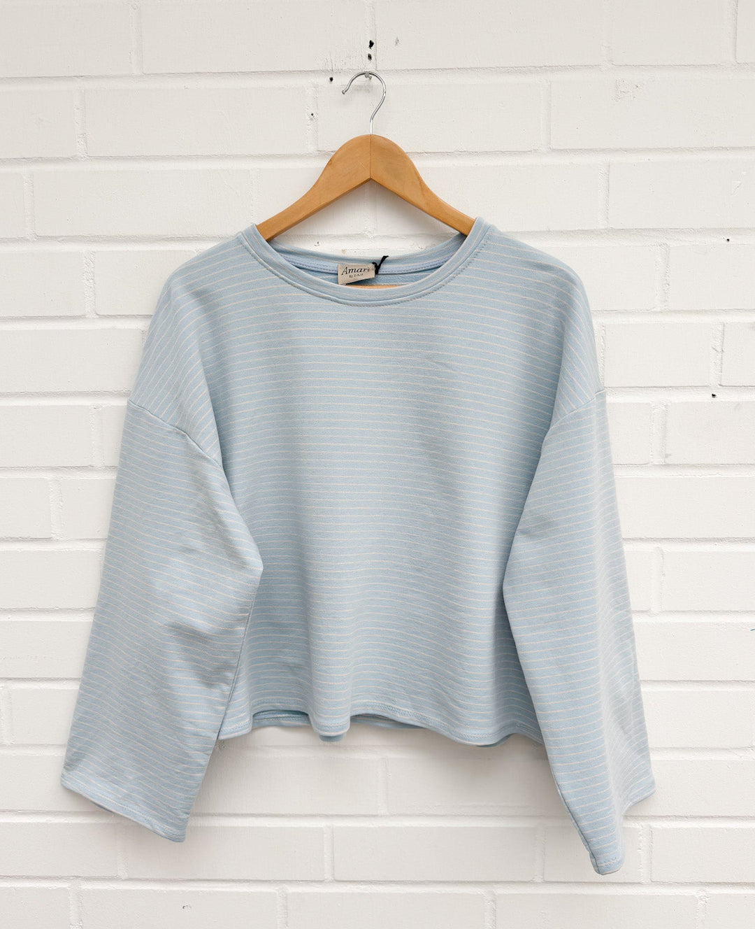 LOCKERES LANGARM SHIRT mit schmalen Streifen - versch. Farben