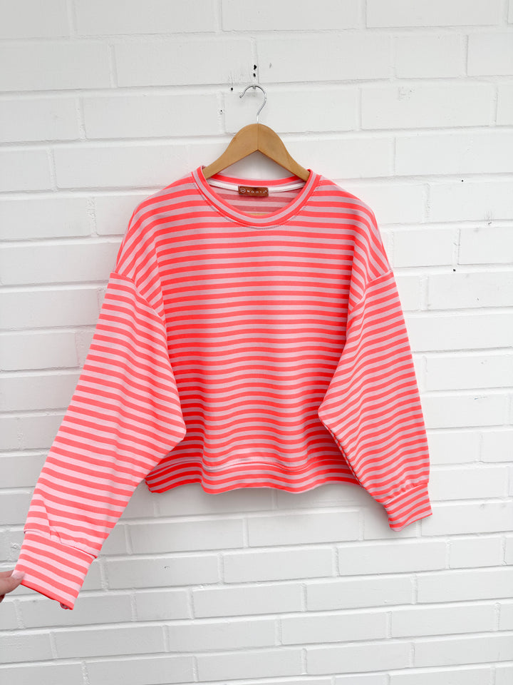 STREIFEN SWEATSHIRT ELLA - versch. Farben