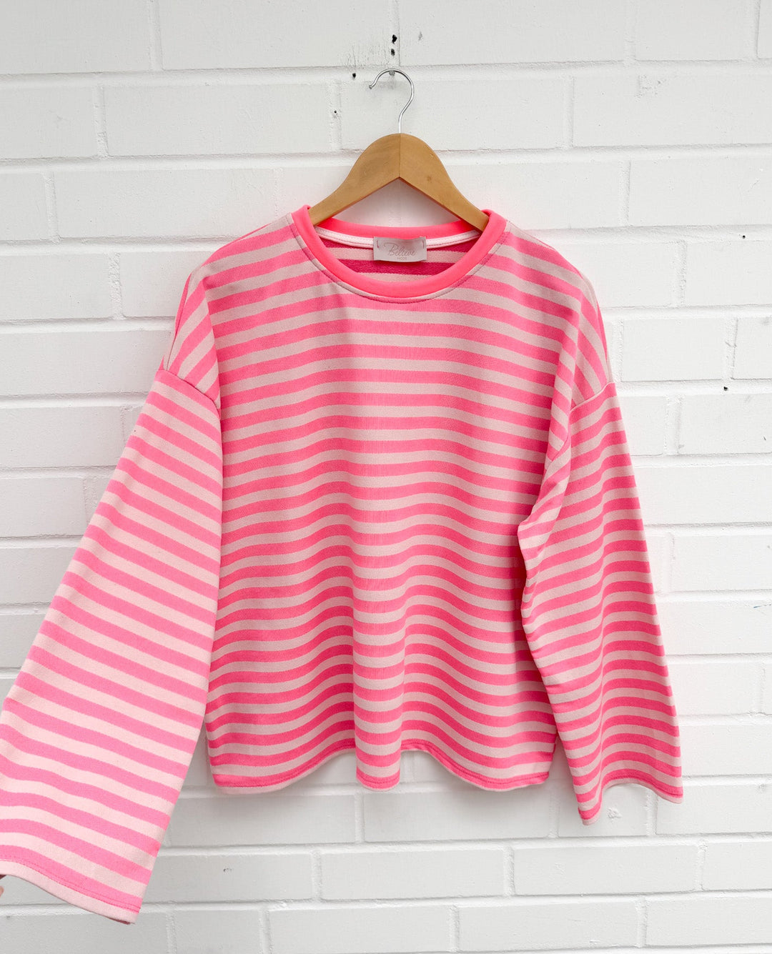 LOCKERES STREIFEN LANGARM SHIRT MON - versch. Farben