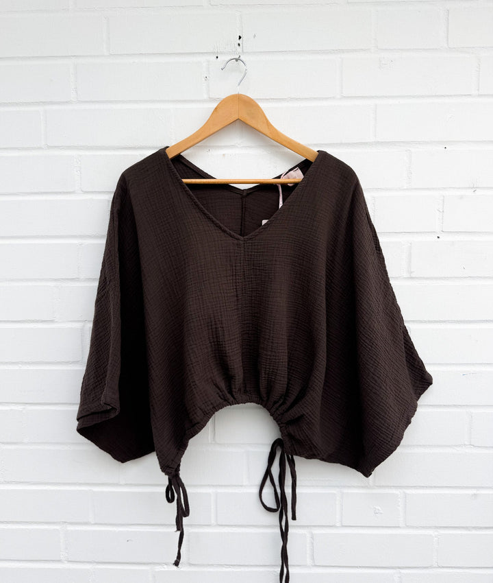 MUSSELIN BLUSE TINA - versch. Farben