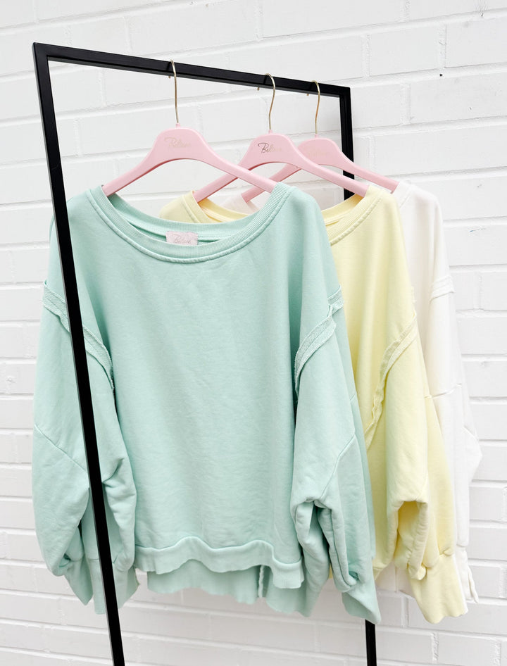 OVERSIZE SWEATSHIRT MARLA - Versch. Farben