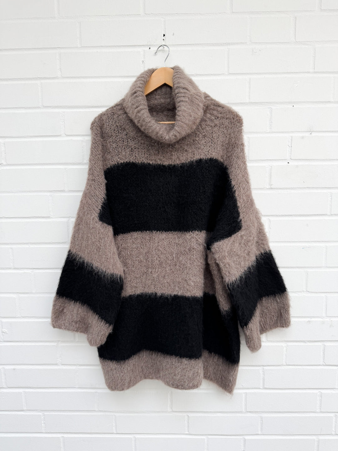 LONGPULLOVER COZY MIT STREIFEN - versch. Farben