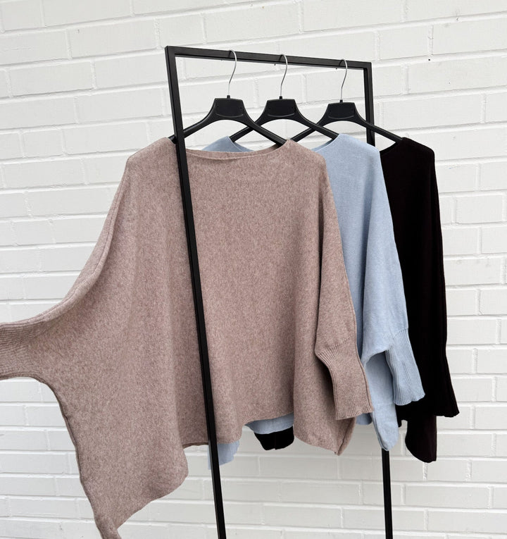 BASIC STRICKPULLOVER NALA - versch. Farben