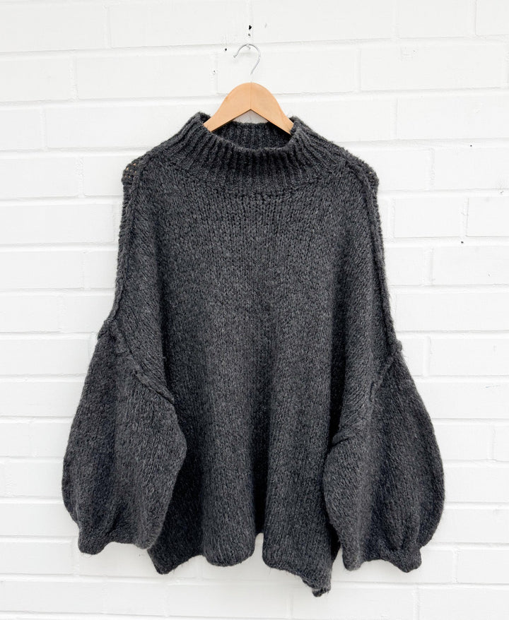 OVERSIZE STRICKPULLOVER MAIRA Eins - versch. Farben