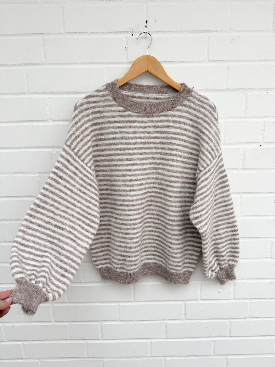 LITTLE STRIPE STRICKPULLOVER - versch. Farben