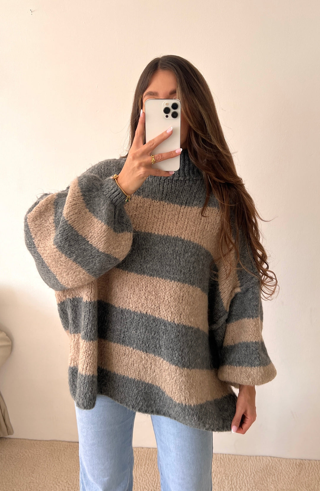 BLOCKSTREIFEN STRICKPULLOVER MAIRA Ver. Farben