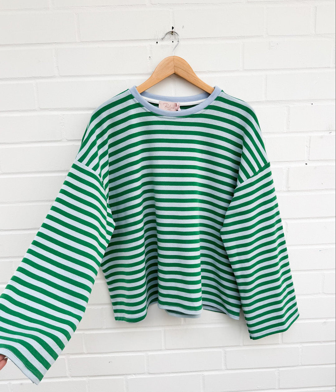 LOCKERES STREIFEN LANGARM SHIRT MON - versch. Farben