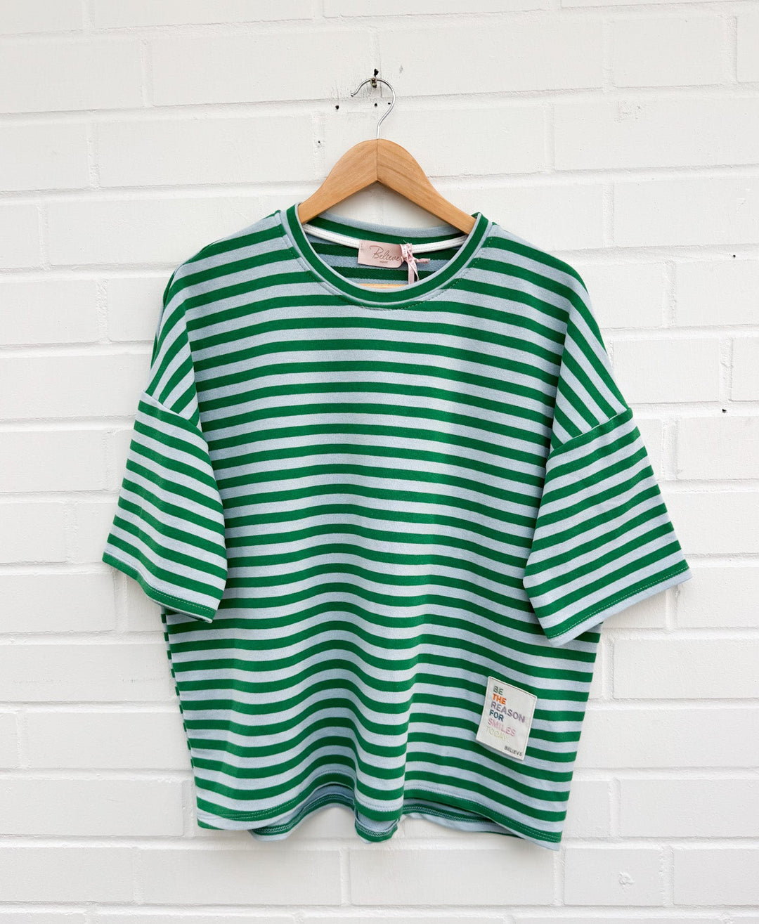 OVERSIZE STREIFEN REASON SHIRT - versch. Farben