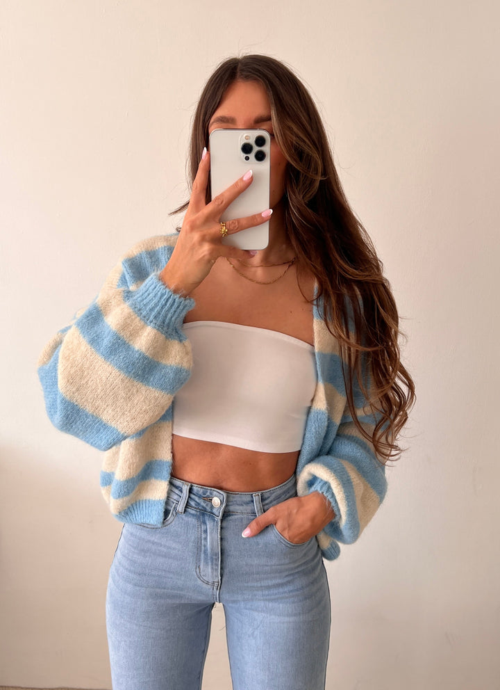 STREIFEN CARDIGAN RIX - versch. Farben