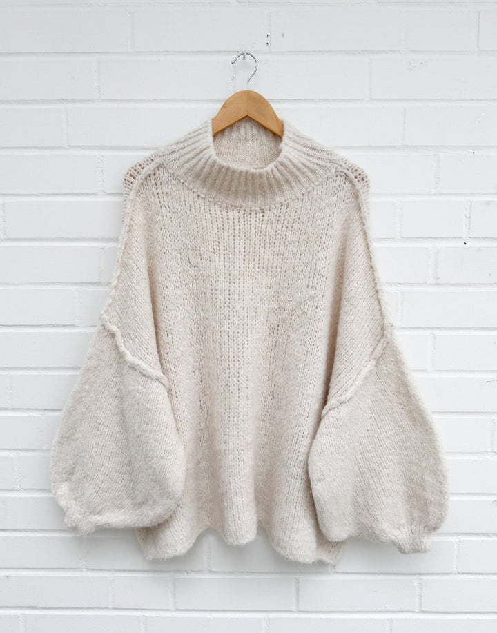 OVERSIZE STRICKPULLOVER MAIRA Eins - versch. Farben