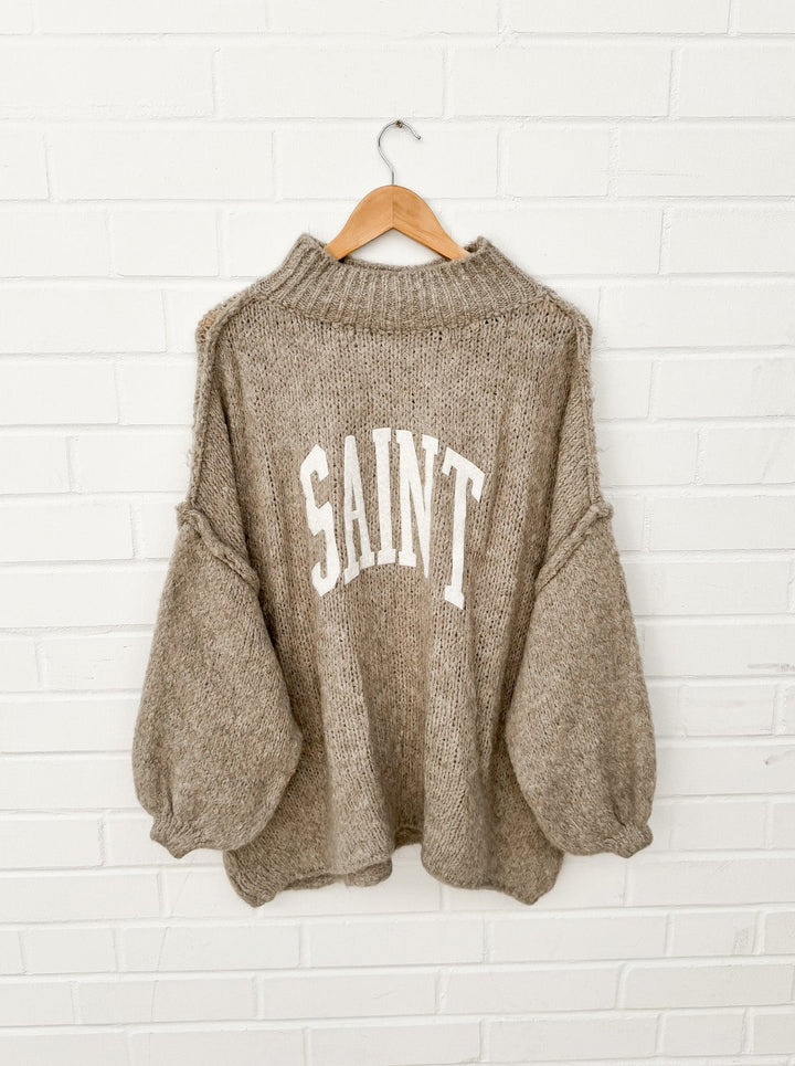 OVERSIZE MAIRA STRICKPULLOVER SAINT - versch. Farbem