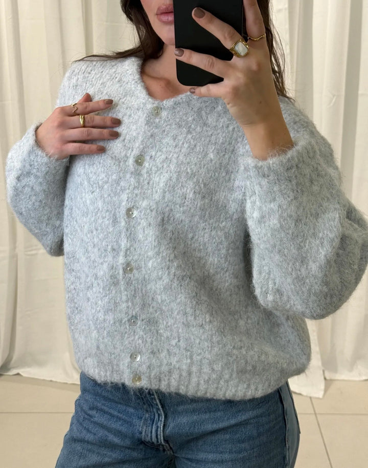 BASIC STRICKJACKE CONNY - versch. Farben