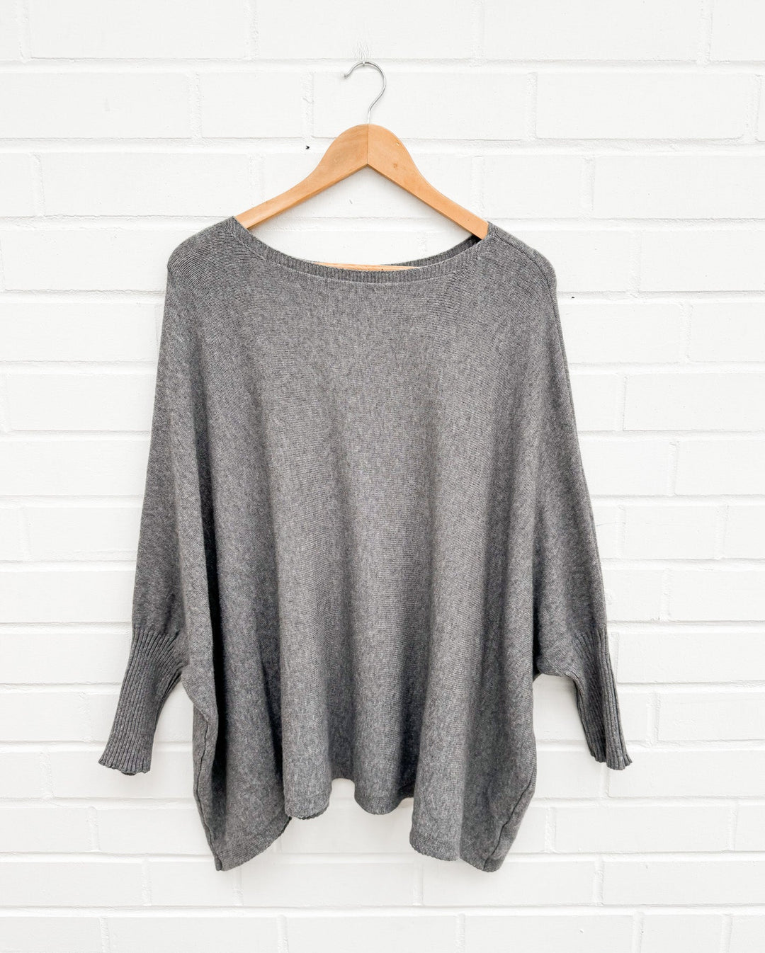 OVERSIZE BASIC STRICKPULLOVER - versch. Farben