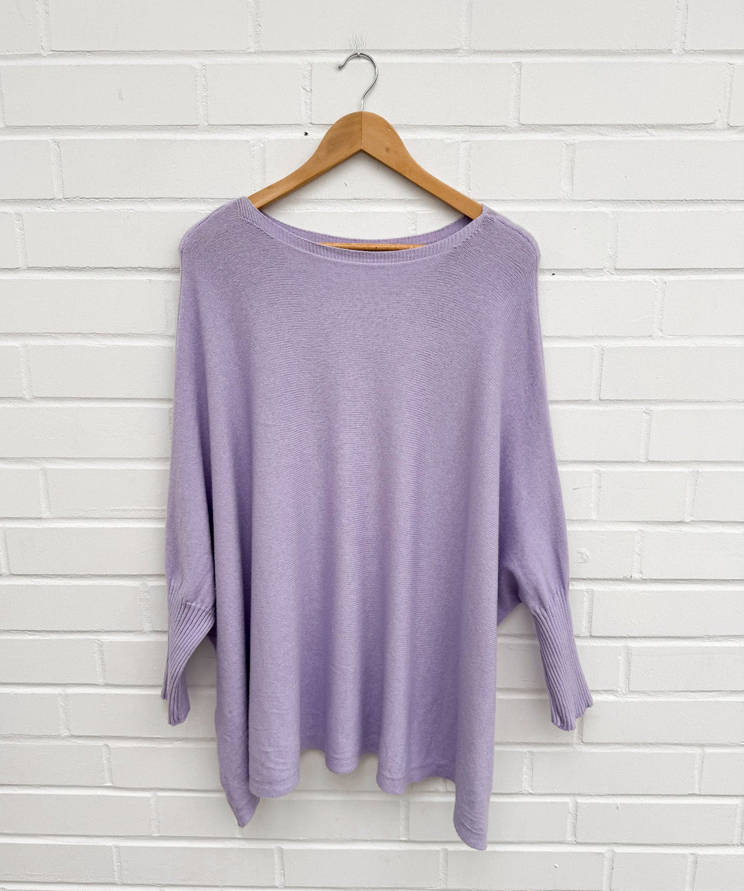 OVERSIZE BASIC STRICKPULLOVER - versch. Farben