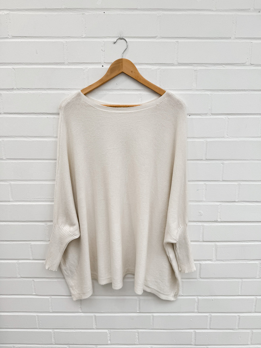 OVERSIZE BASIC STRICKPULLOVER - versch. Farben