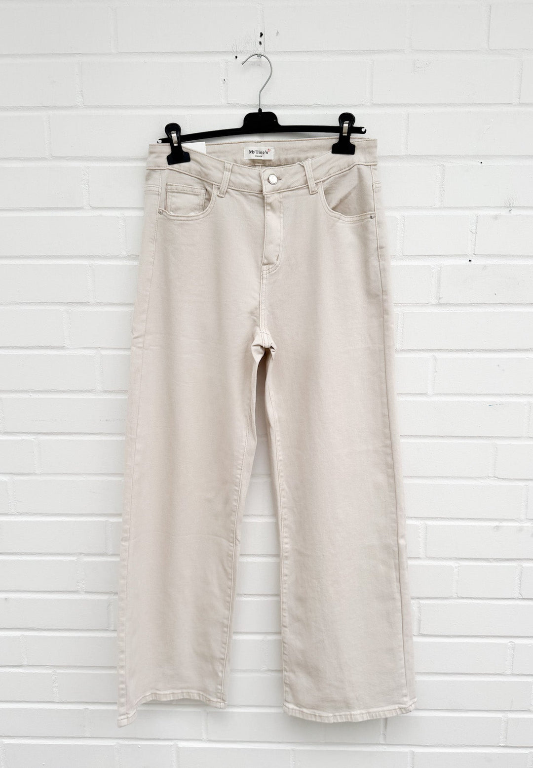 CURVY COLOR WIDE LEG JEANS - versch. Farben