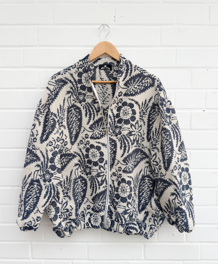 FLOWER BLUE JACKET - Blau