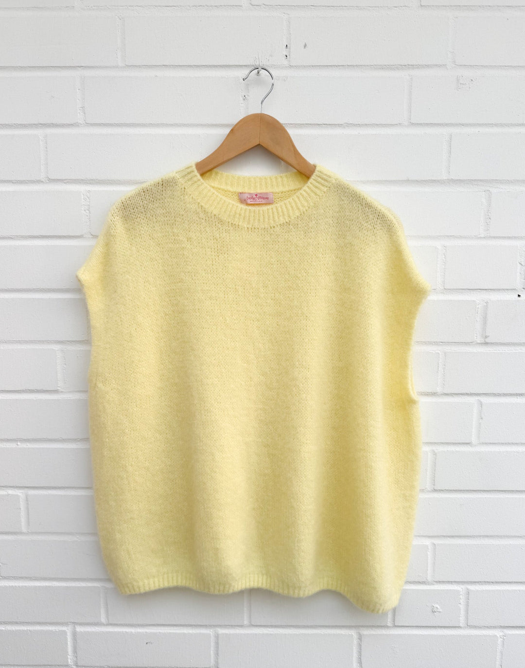 KURZARM STRICKPULLOVER mit Mohair - versch. Farben