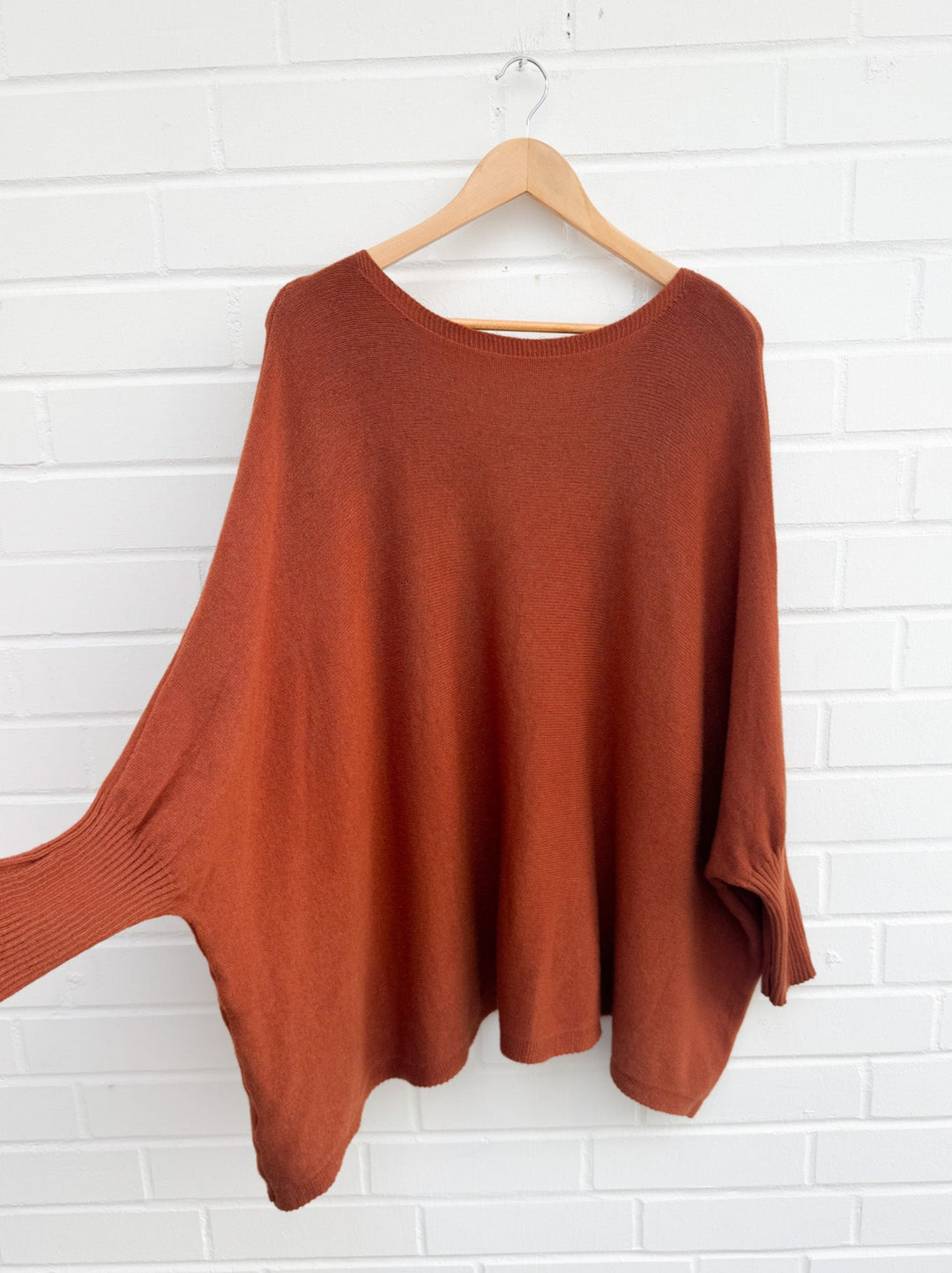 OVERSIZE BASIC STRICKPULLOVER - versch. Farben