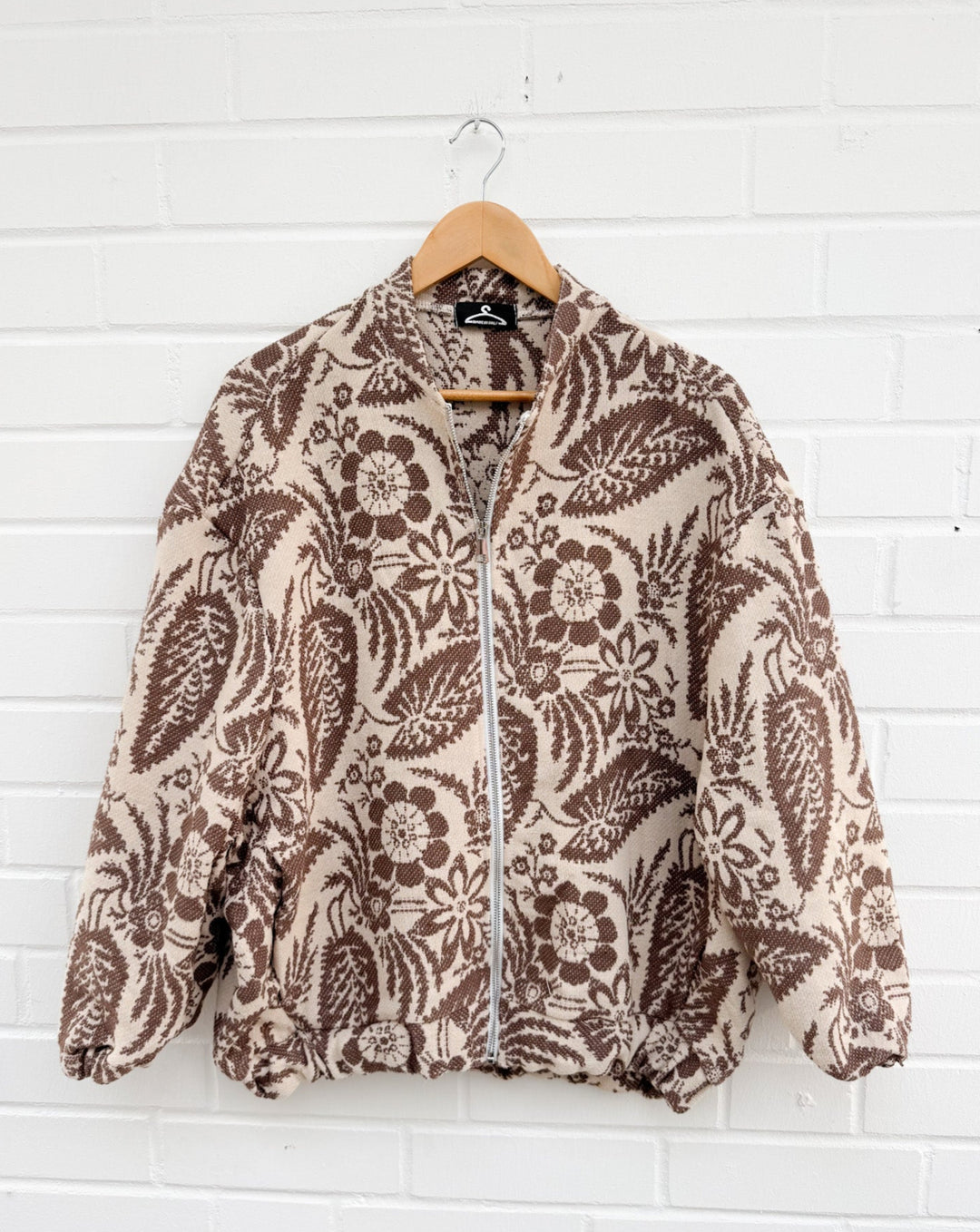 FLOWER BROWN JACKET - Braun