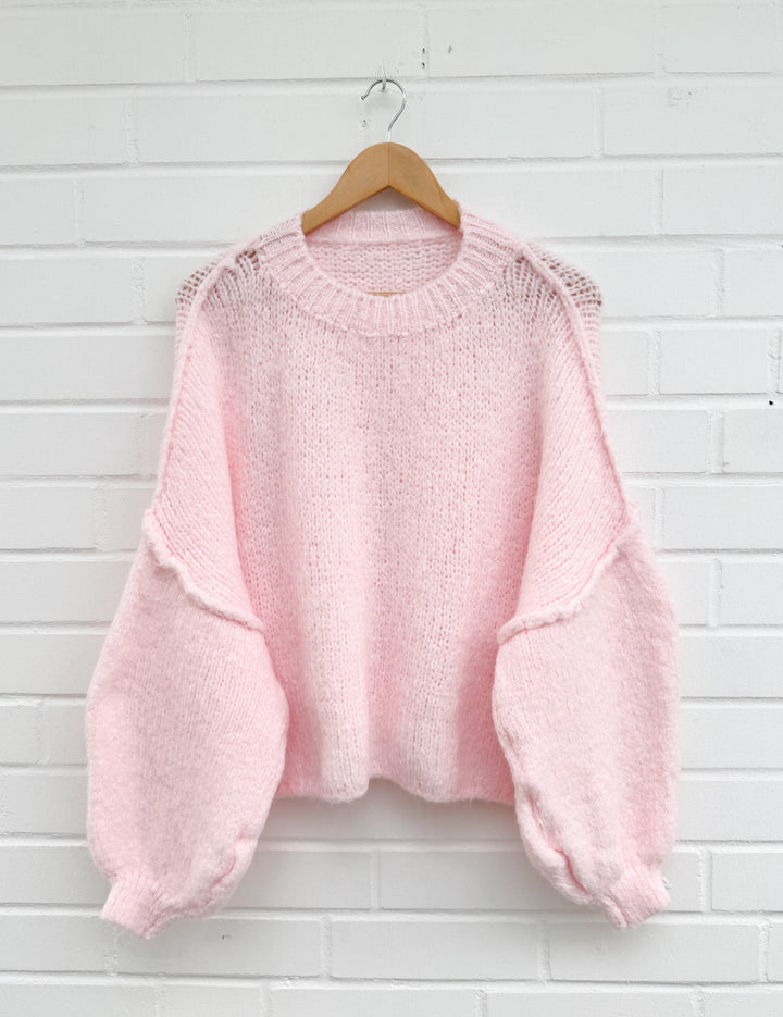 KURZER STRICKPULLOVER MAIRA - versch. Farben