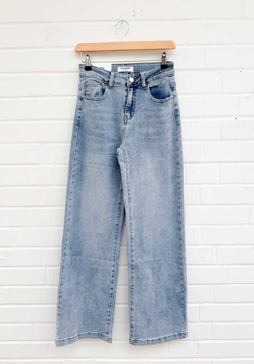 LIGHT BLUE WIDE LEG JEANS MELLO