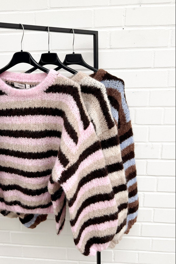 STREIFEN STRICKPULLOVER LENNY - versch. Farben