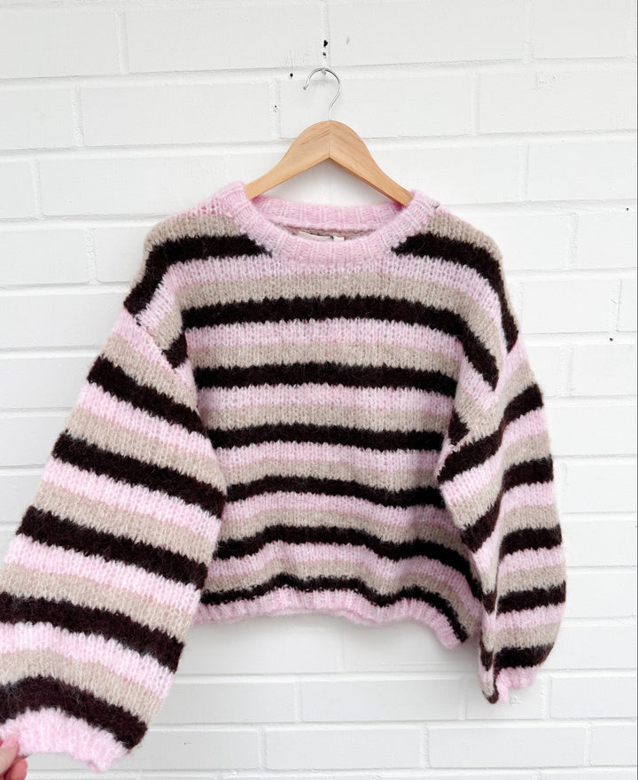 STREIFEN STRICKPULLOVER LENNY - versch. Farben