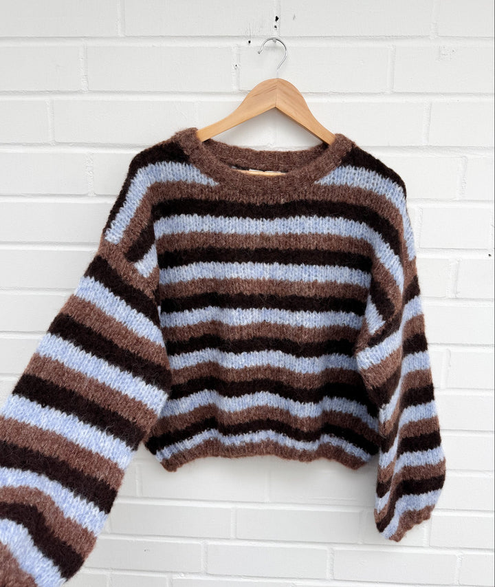 STREIFEN STRICKPULLOVER LENNY - versch. Farben