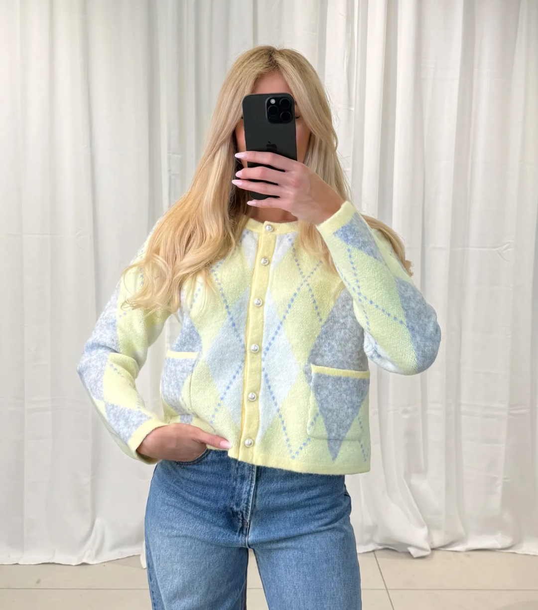 STRICKJACKE CAROLIN - versch. Farben