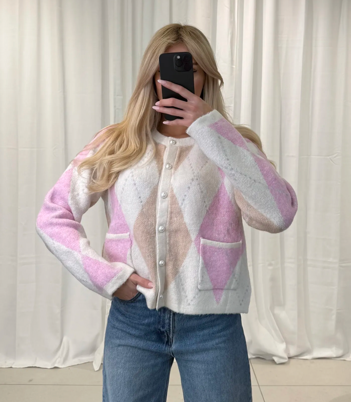 STRICKJACKE CAROLIN - versch. Farben