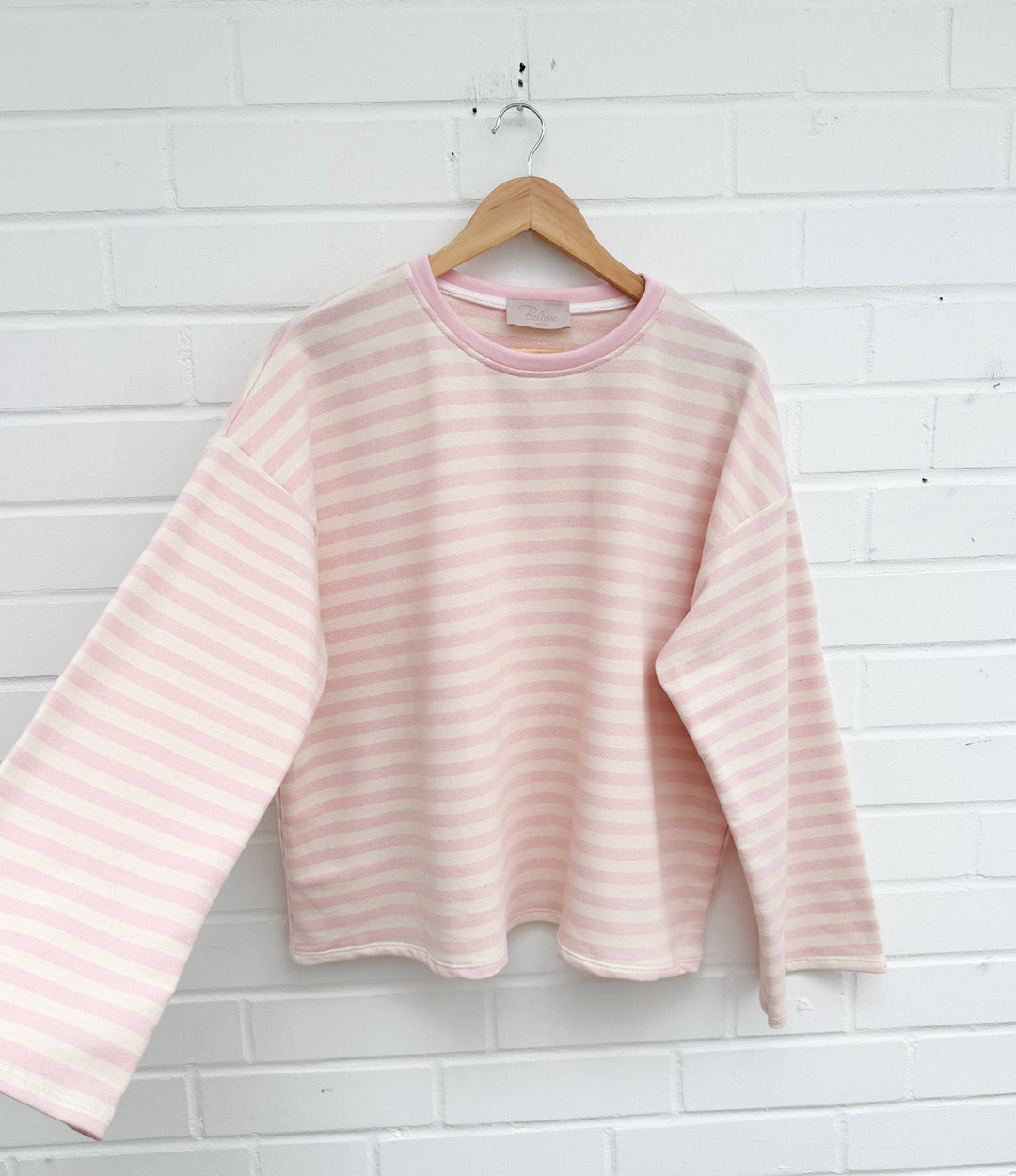 LOCKERES STREIFEN LANGARM SHIRT MON - versch. Farben