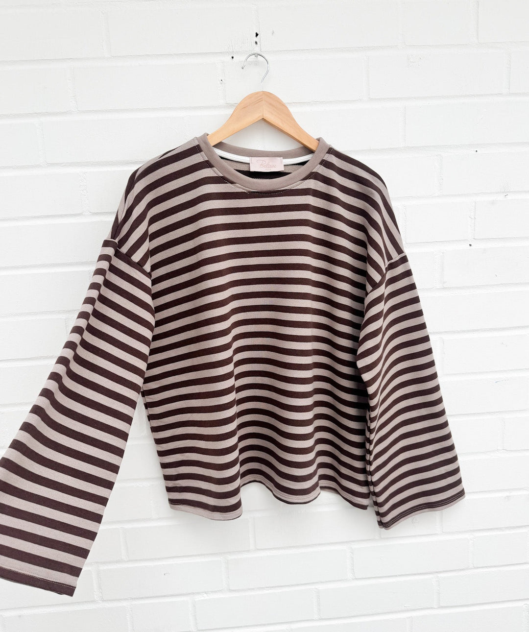 LOCKERES STREIFEN LANGARM SHIRT MON - versch. Farben