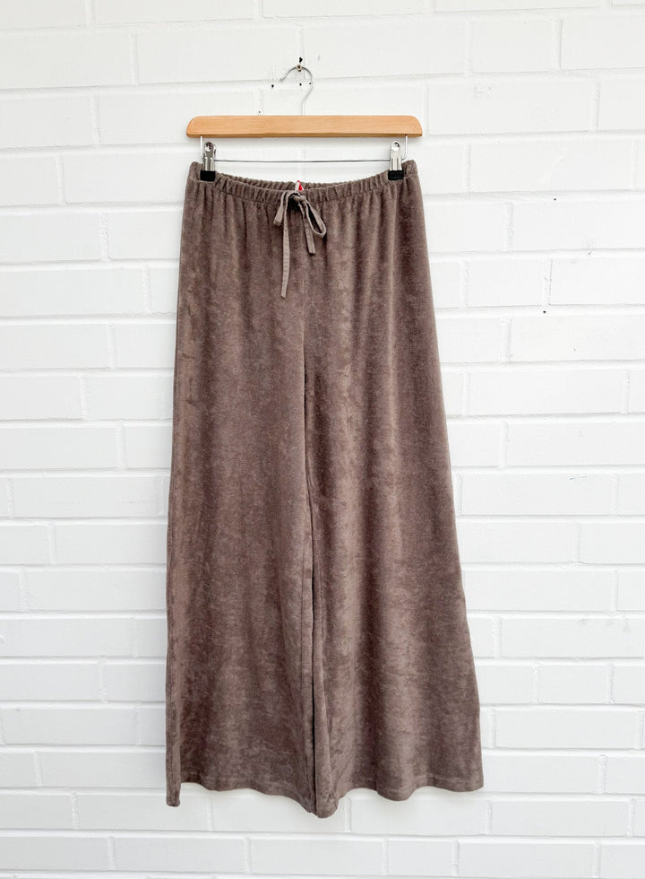 LOCKERE NICKI HOSE - Schlamm