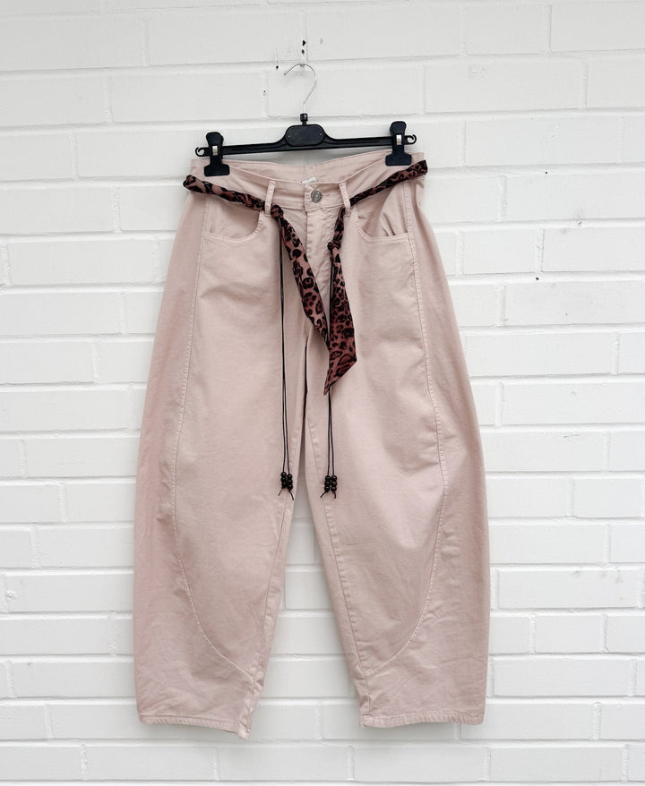 BALLON HOSE MELL mit leo Band - versch. Farben