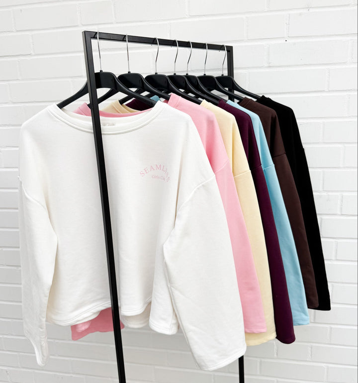 GIRLS CLUB SWEATSHIRT - versch. Farben