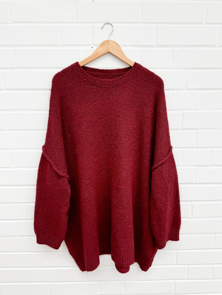 OVERSIZE LONGPULLOVER MAILO - Versch. Farben