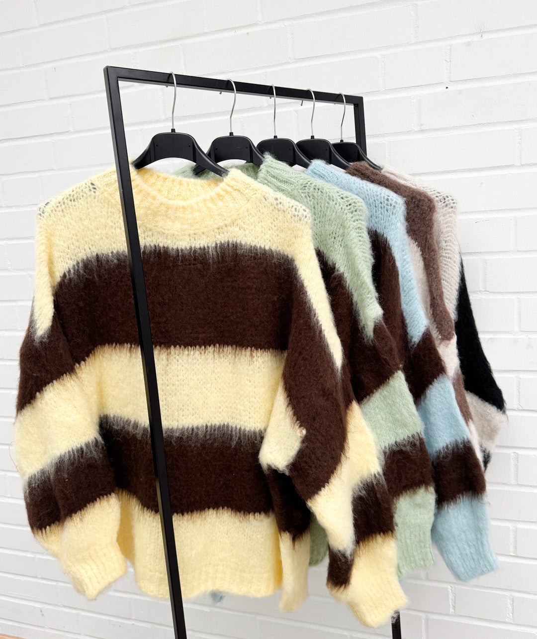 STREIFEN STRICKPULLOVER SPRING COZY - versch. Farben