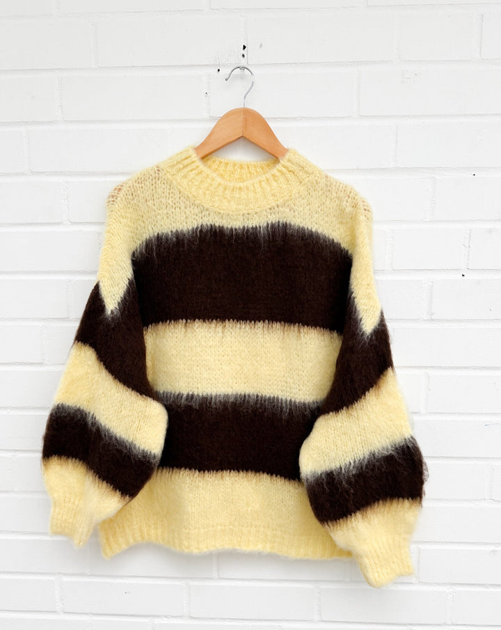 STREIFEN STRICKPULLOVER SPRING COZY - versch. Farben