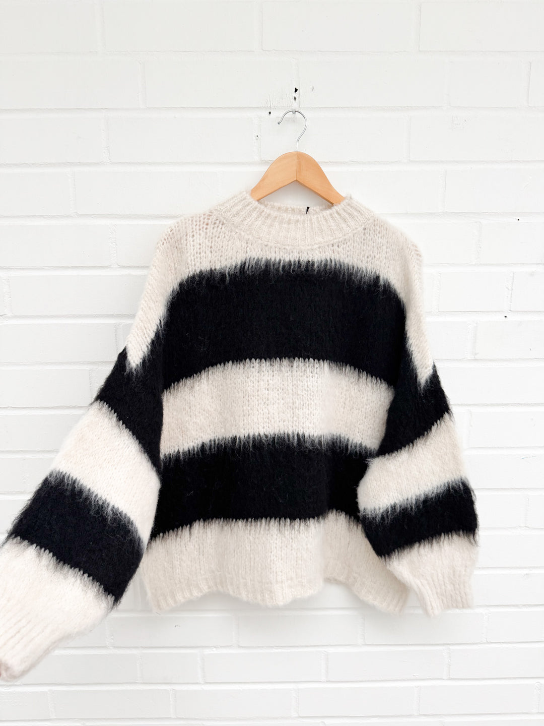 STREIFEN STRICKPULLOVER SPRING COZY - versch. Farben